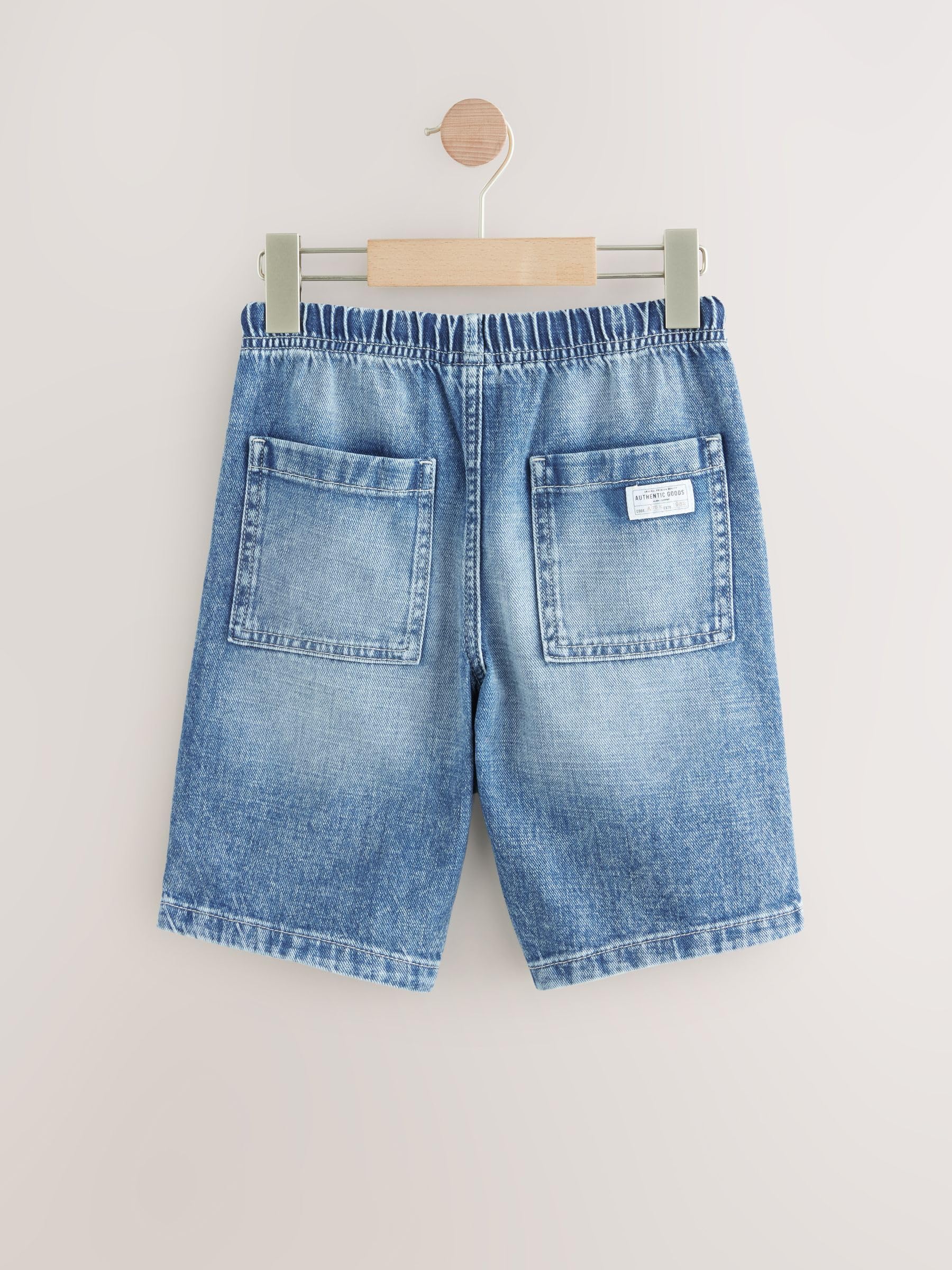 NEXT Niños Pack de 2 Vaqueros Cortos Estilo Bermuda con Cintura elástica