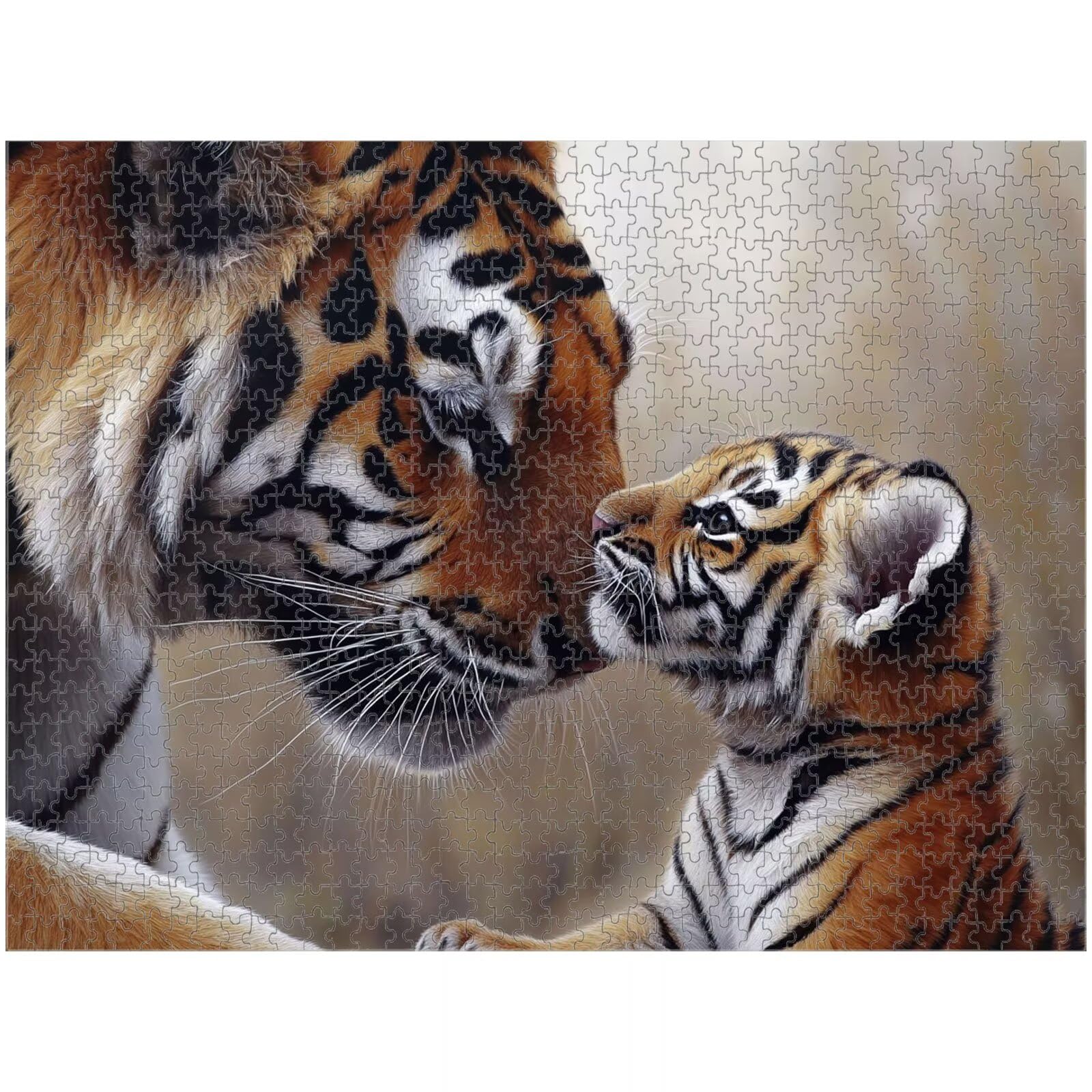 4000 Pezzi Puzzle Adulti - Tigre & Animale - Decorazione Murale 1T#1046 | Puzzle in Legno, Tagliati con Precisione, Inchiostro dai Colori Vivaci, Hobby Statico, Decorazione per Casa, 105x147cm