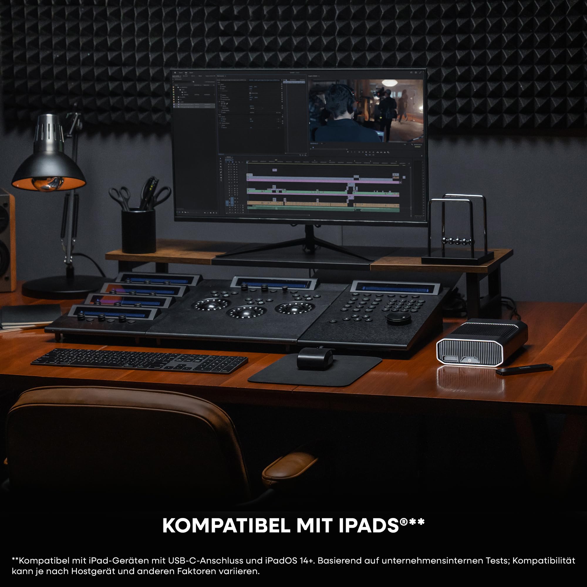 SanDisk Professional G-DRIVE PROJECT 12 TB (Festplatte mit großer Kapazität, Thunderbolt 3, USB (10 Gbit/s), 7.200 U/min Ultrastar-Festplatte, bis zu 250 MB/s) 5 Jahre Garantie