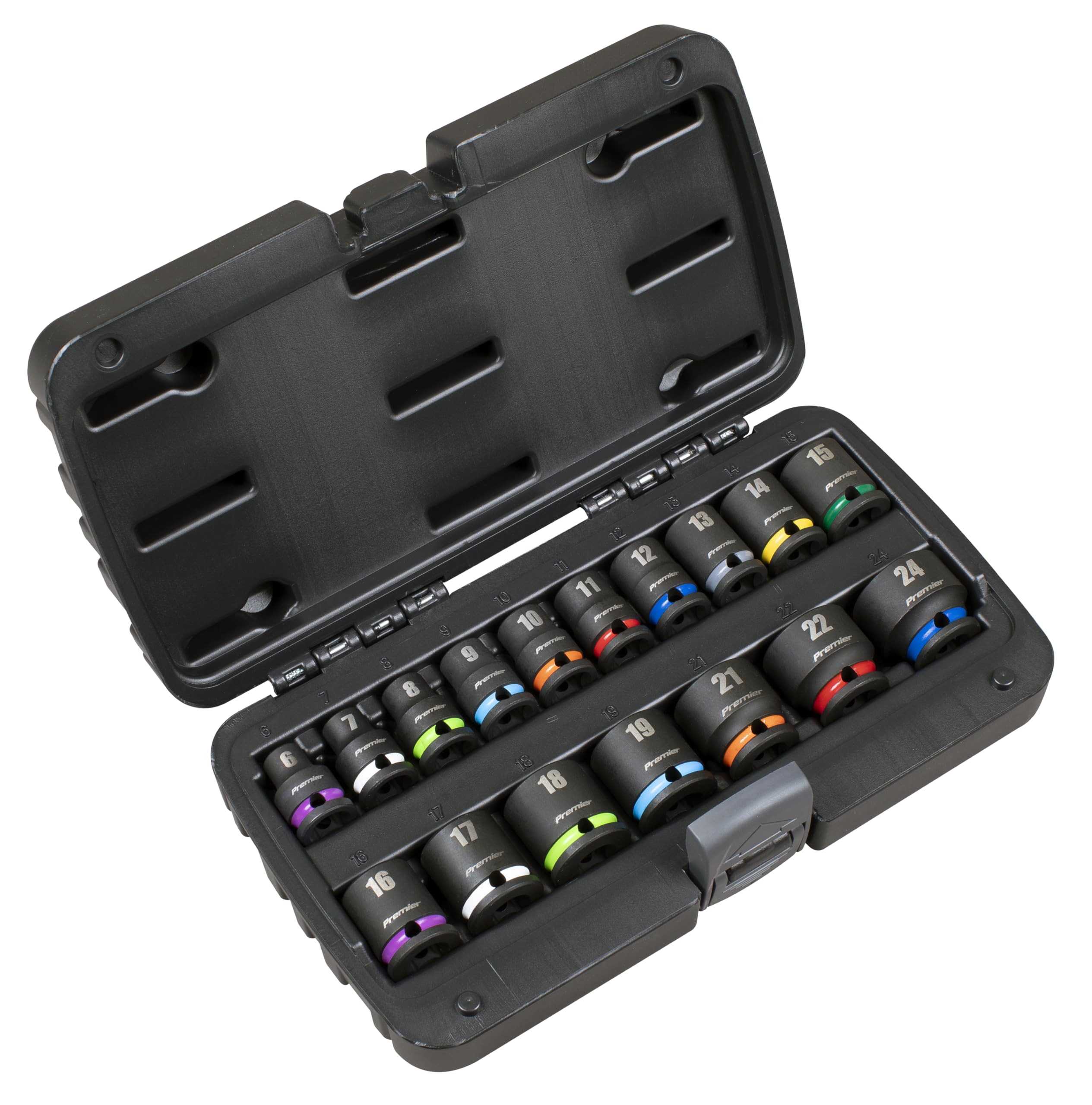 Sealey Premier 3/8" Sq Drive Impact Socket Set 17pc – AK68218
