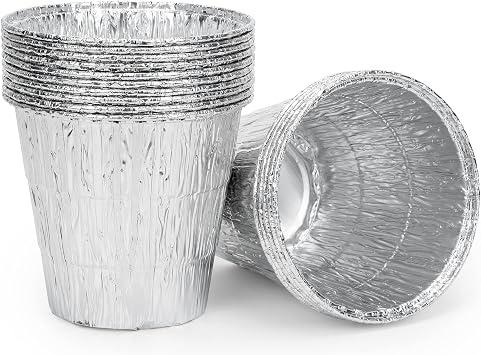 Stanbroil 15 Pack Grease Bucket Liners for Traeger Grills, Disposable Aluminum Drip Tray Liner for Traeger Pro 575/780, 20/22/34/ Series, Ironwood 650/885, 4.9" x 4.5"