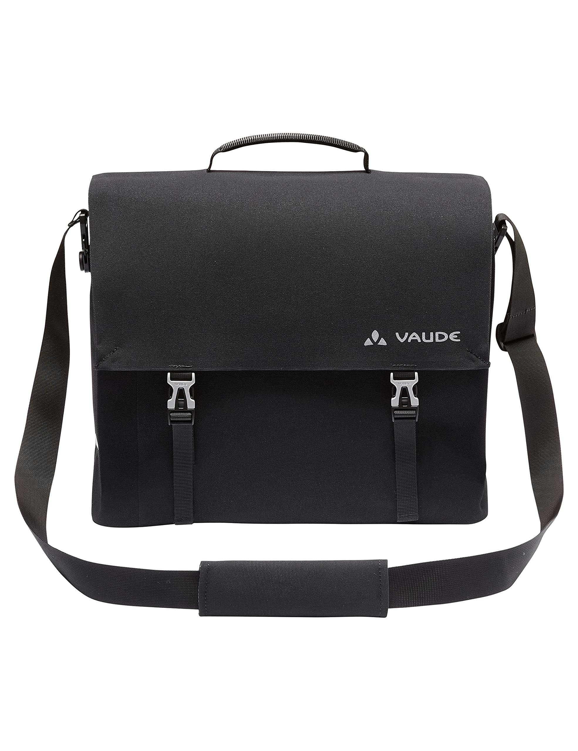 VAUDE wasserdichte Fahrradtasche für Gepäckträger, 20L mit Laptopfach 15,6", QMR 2.0 - für Pendeln und Alltag, Manufactured in Germany