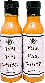 Premium | YUM YUM Sauce Double Pack | Low Cholesterol | Crafted in Small Batches with Farm Fresh Herbs for Premium Flavor and Zest | 2 Count