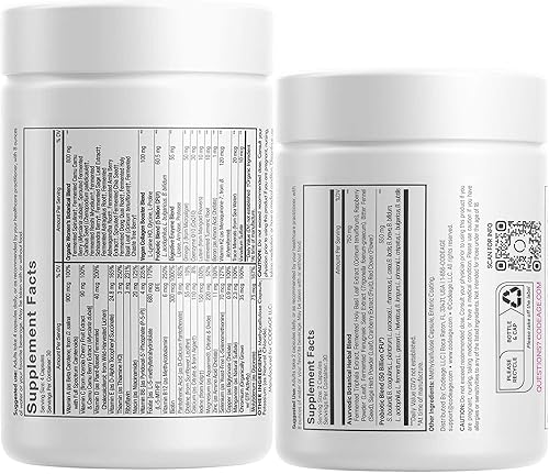Miniatura 2 de Codeage Paquete multivitamínico para mujeres: fórmula para mujeres y vitaminas diarias probióticas para mujeres