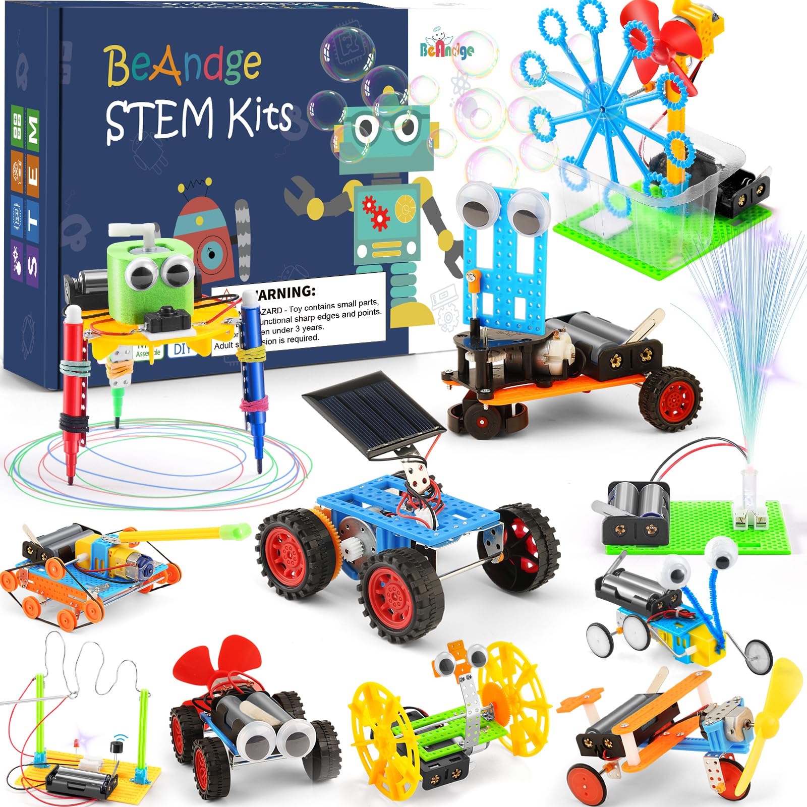 11 Set STEM Science Kit for Kids Ages 8-14 | Engineering & Physics Robot Building Science Experiments | Robotics STEM Toys for Ages 8-13 Year Olds