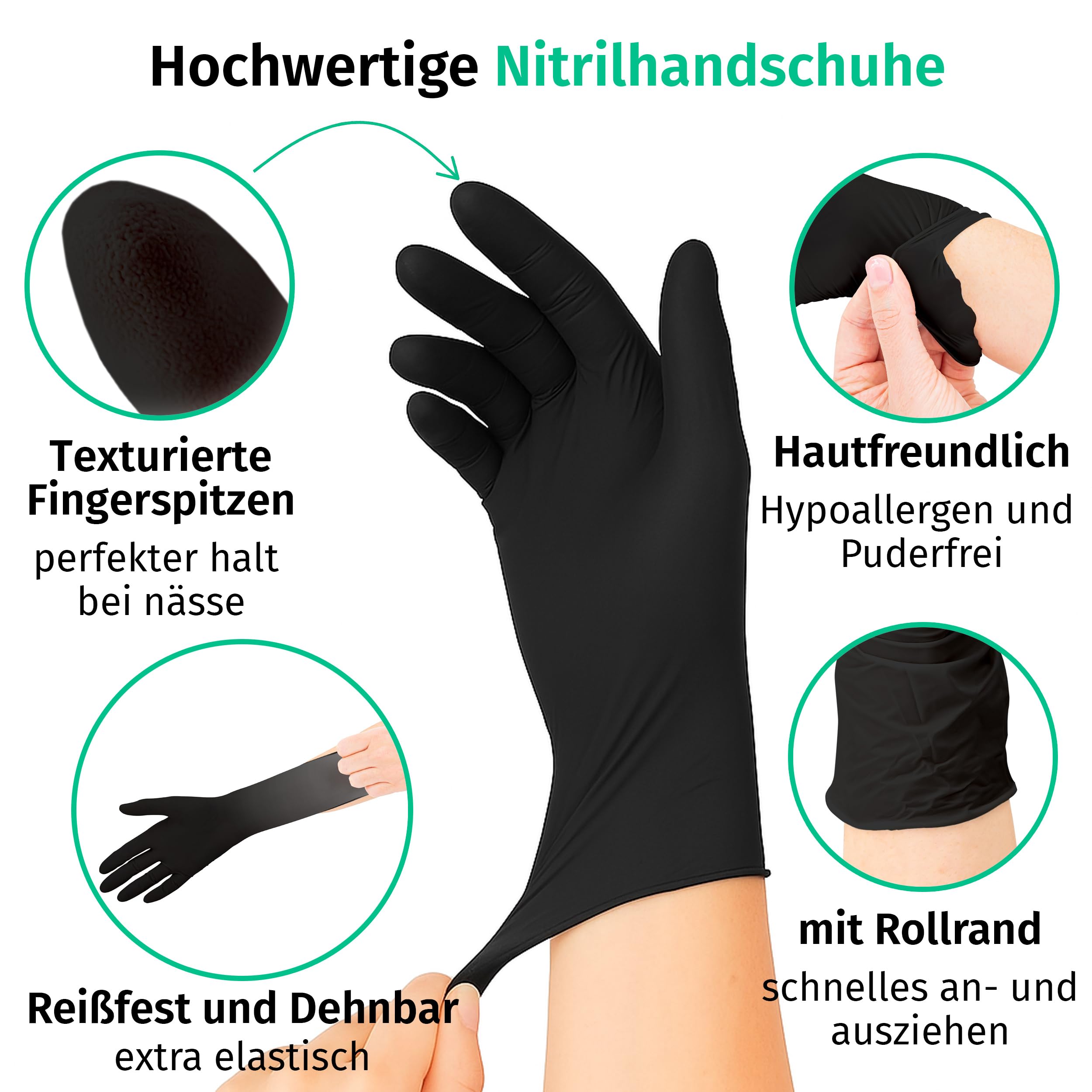 Latexhandschuhe Puderfrei Handschuhe Latex ARNOMED