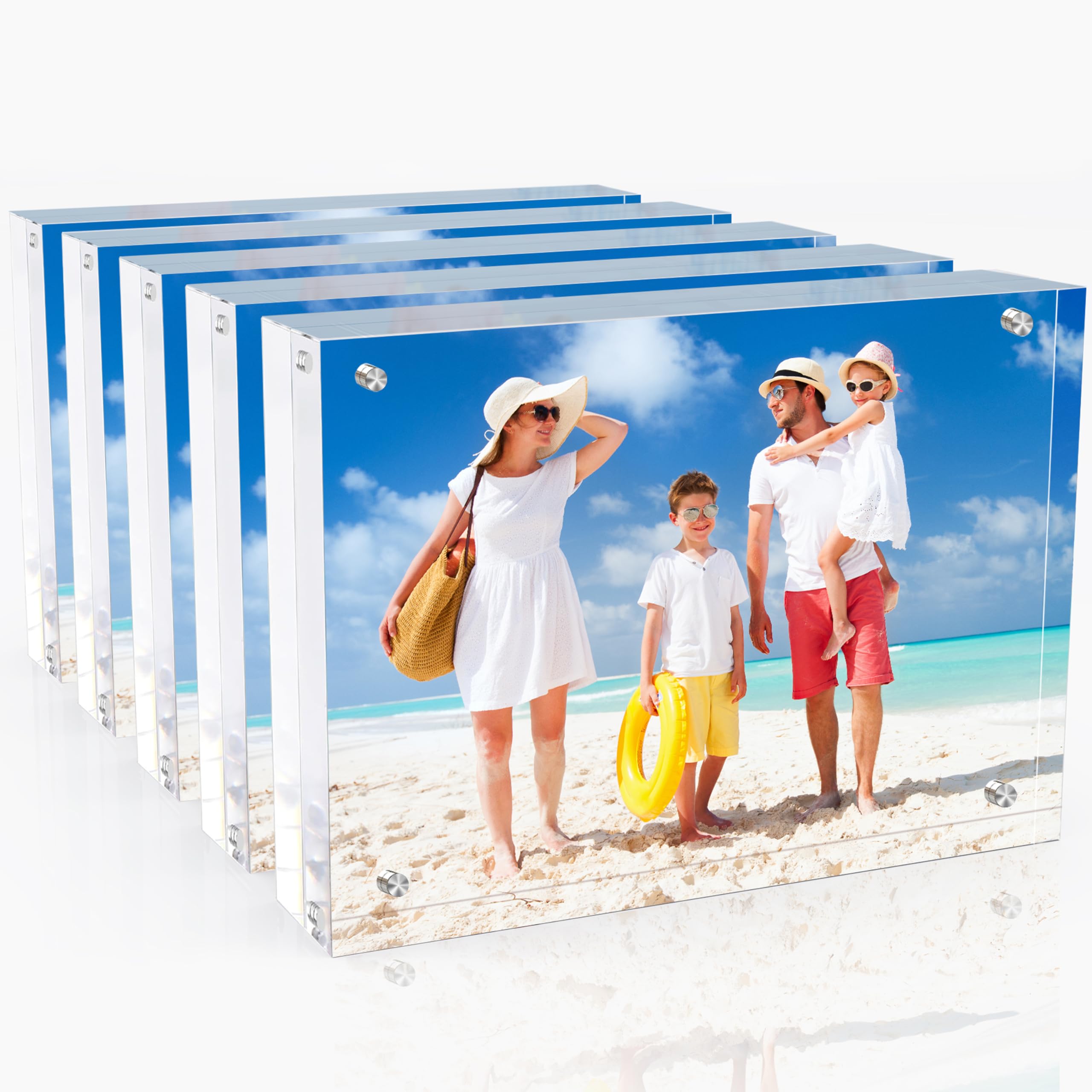Amazon.com - laapee 5x7 Inches Acrylic Picture Frames 5 Pack