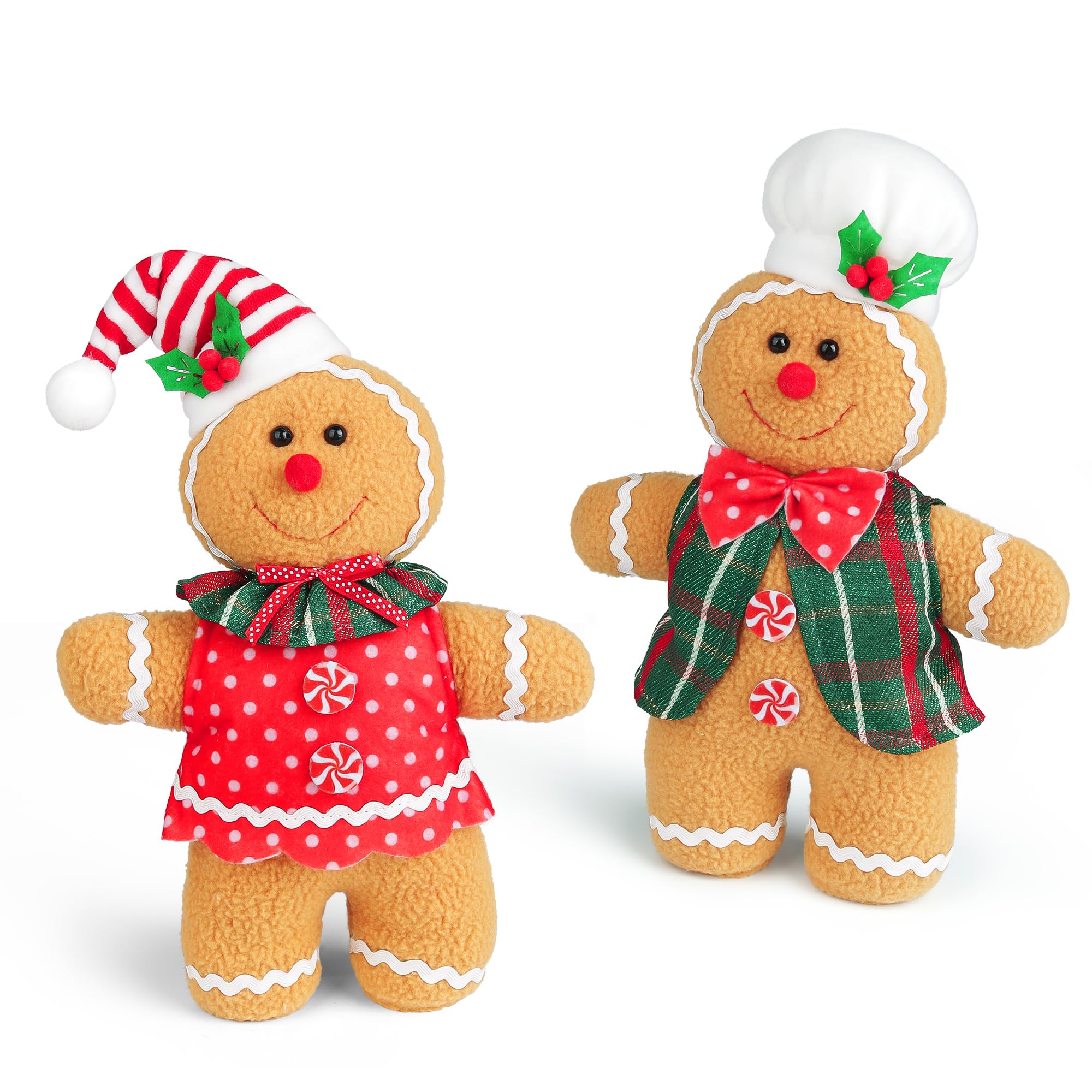 Amazon.com: D-FantiX Gingerbread Man Christmas Plush Doll Sets
