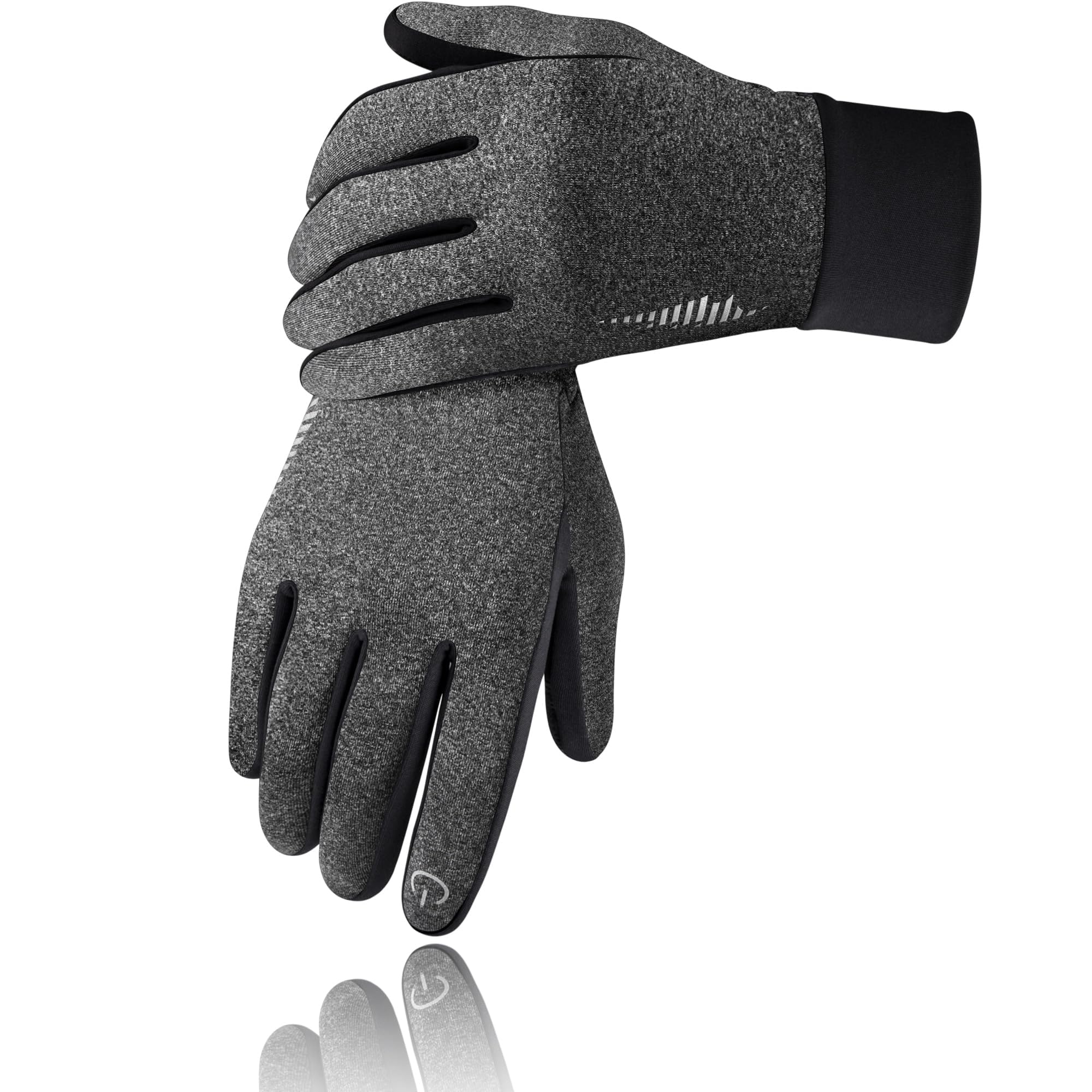 SIMARI Guanti termici invernali da uomo e donna, touch screen, antiscivolo, antivento, per guida, ciclismo, sci, lavoro, attività all'aperto SMRG102