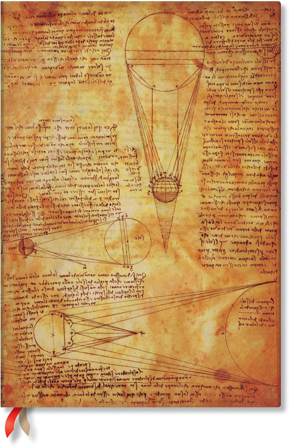 Paperblanks PB8142-5 Notebook, Hard Sketchbook, Moonlight and Sunlight, Grande Ruled