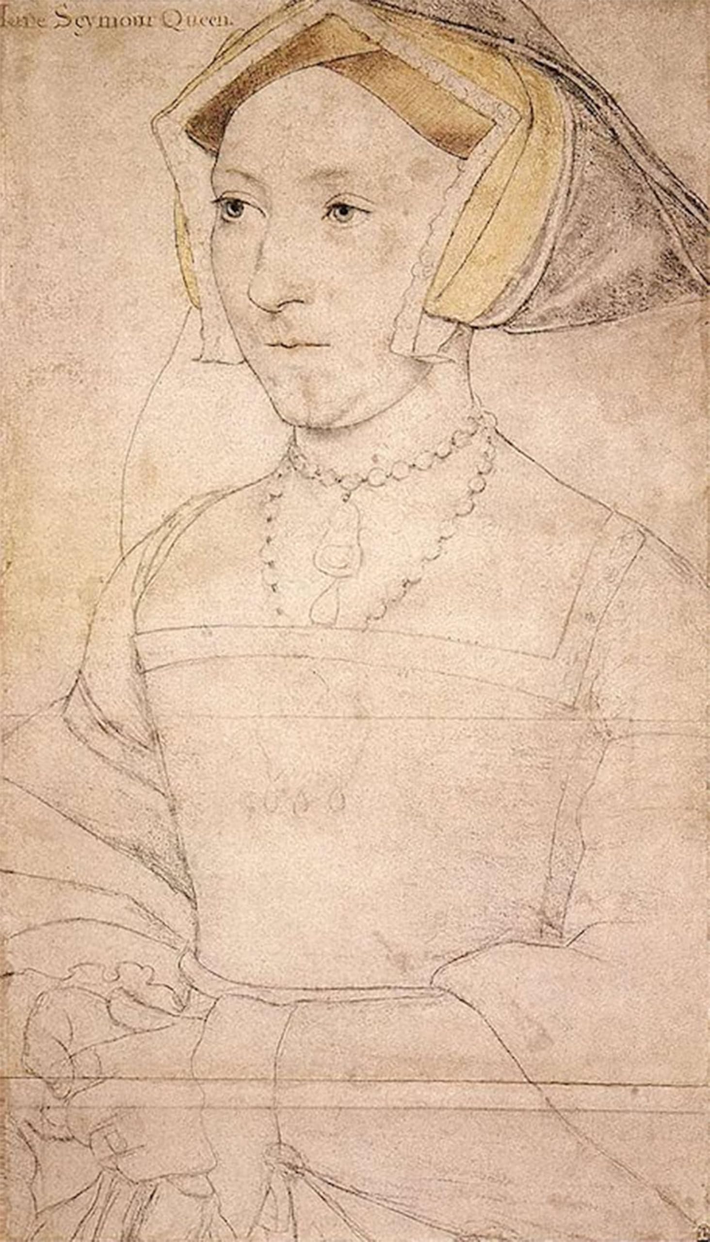 POSTERIIk Vintage Classic Picture Landscape Artwork Portrait of Jane Seymour Hans Holbein Portrait Canvas Painting for Office Home Decor 60x90cm