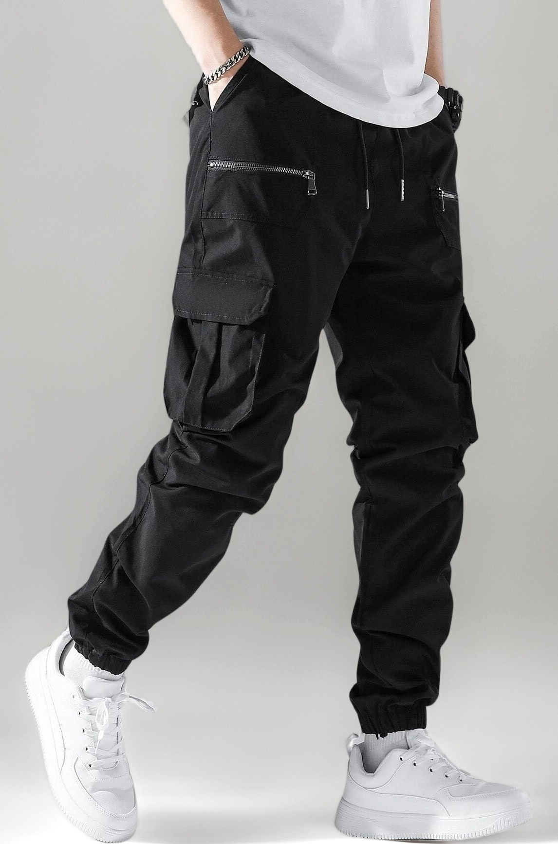 Cargo for Men || Cotton Cargo Pant || Drawstring Waist Pant (Also Available in Plus Sizes) (34-37)