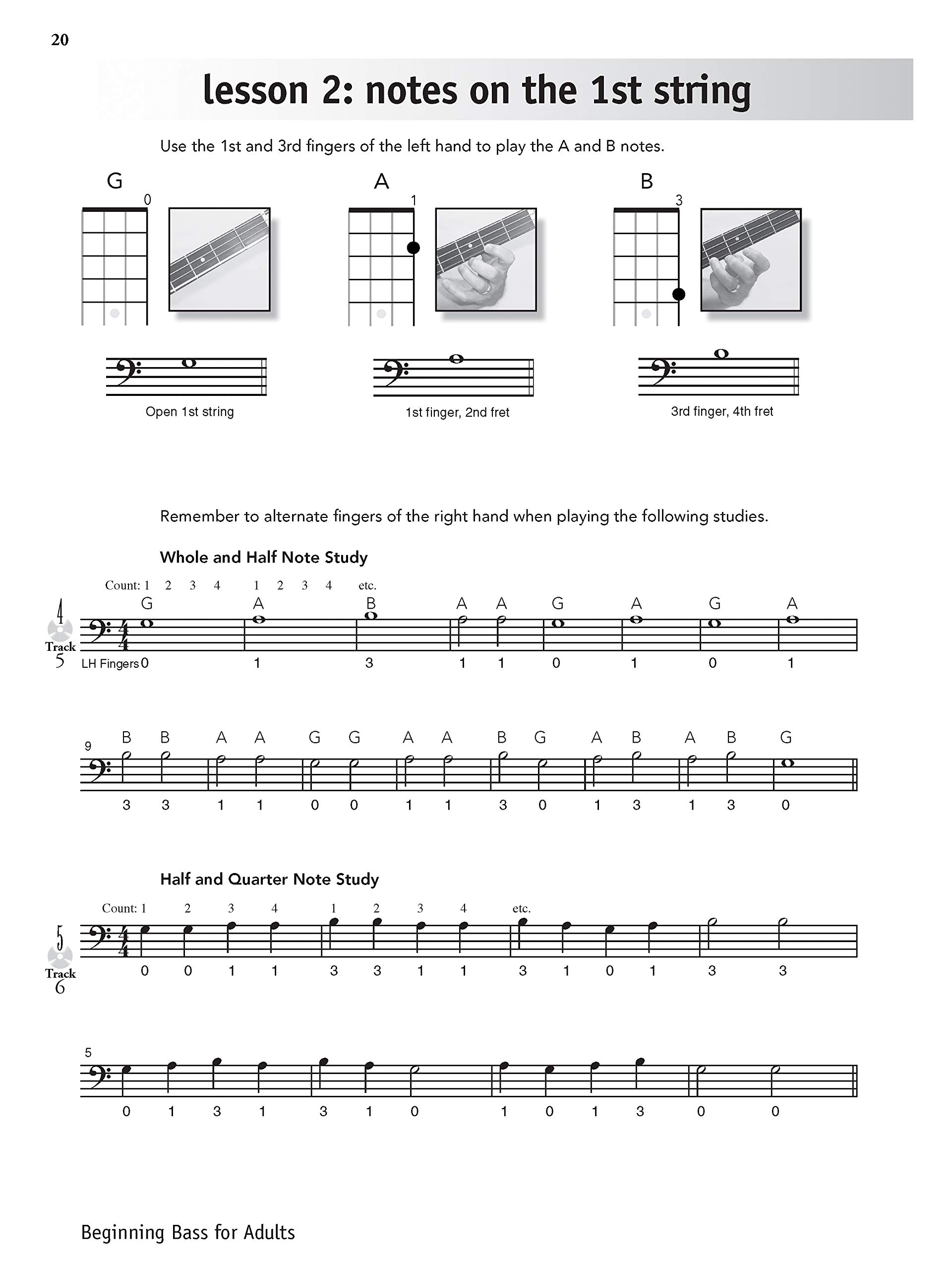 Beginning Bass for Adults: The Grown-Up Approach to Playing Bass
