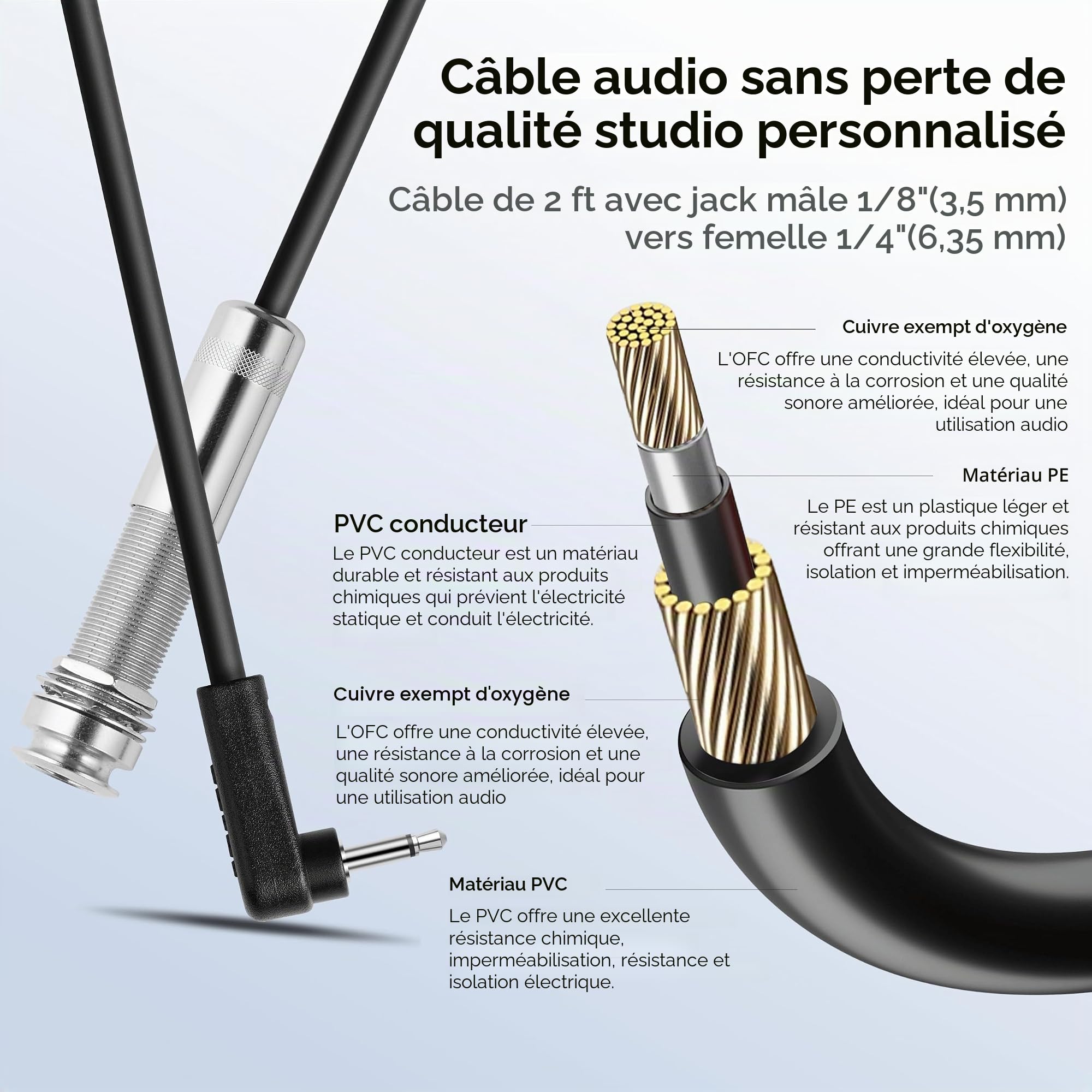AMUMU NEO-SP31 Micro magnétique passif en néodyme pour guitares acoustiques à corde en acier simple bobine, son acoustique chaud, faible bruit.