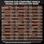 Creator C420 OBD2 Code Reader Fit for BMW Mini EPB ABS SRS DPF Oil Reset Multi System Scan Tool with Battery Registration OBDII Scanner Diagnostic Scan Tool