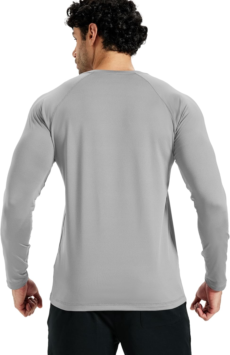 Mens Thermal Long Sleeve Shirt Base Layer Cold Weather Fleece Lined Underwear Tops Winter Undershirt - Image 5