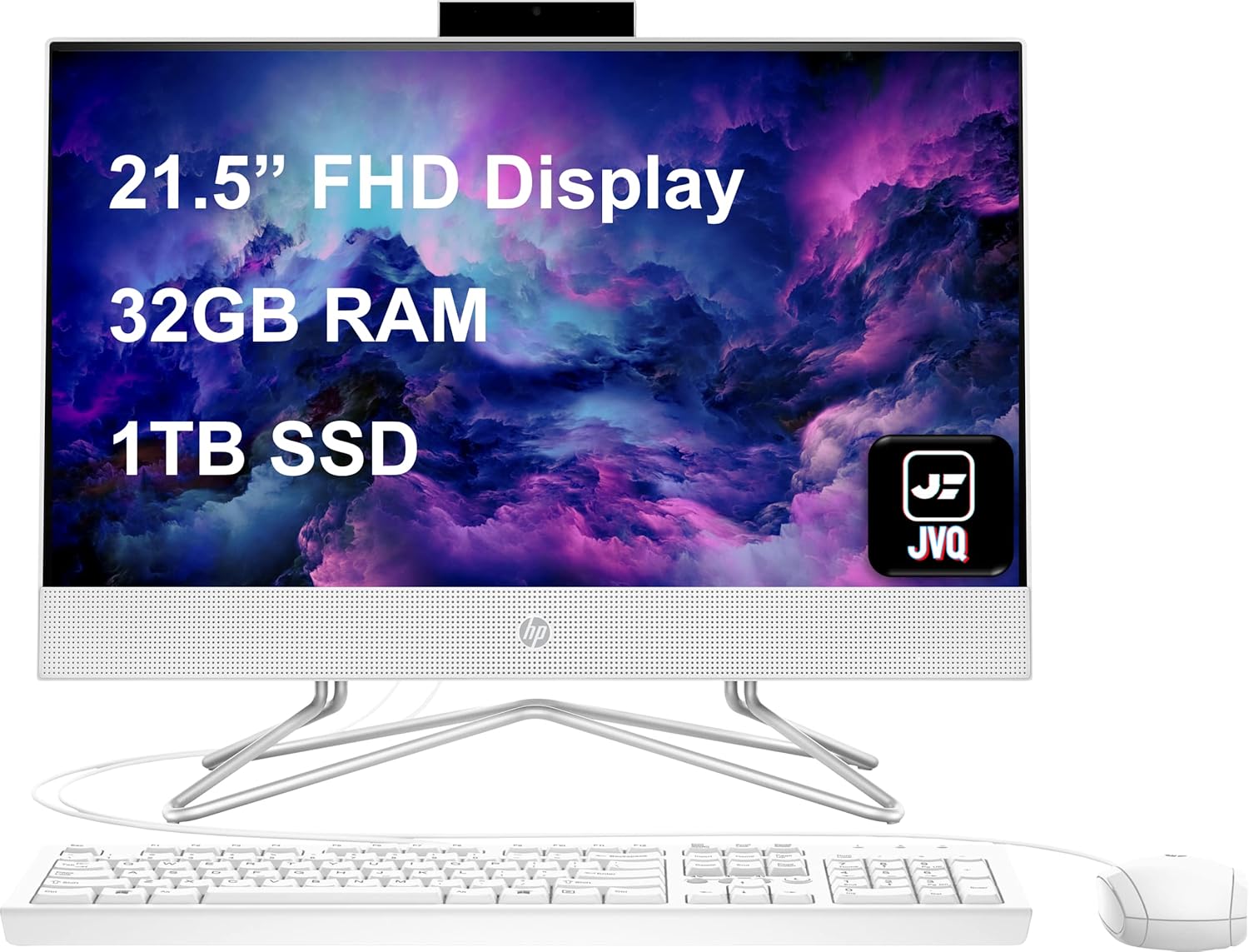 HP 22inch All in One Desktop Computer, 21.5" FHD Display