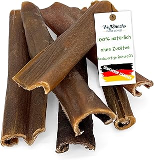 Hirschhaut getrocknet für Hunde, 1 kg, natürlicher Kauartikel, 100% Hirsch, Kausnacks für Hunde von Wuffsnacks product image