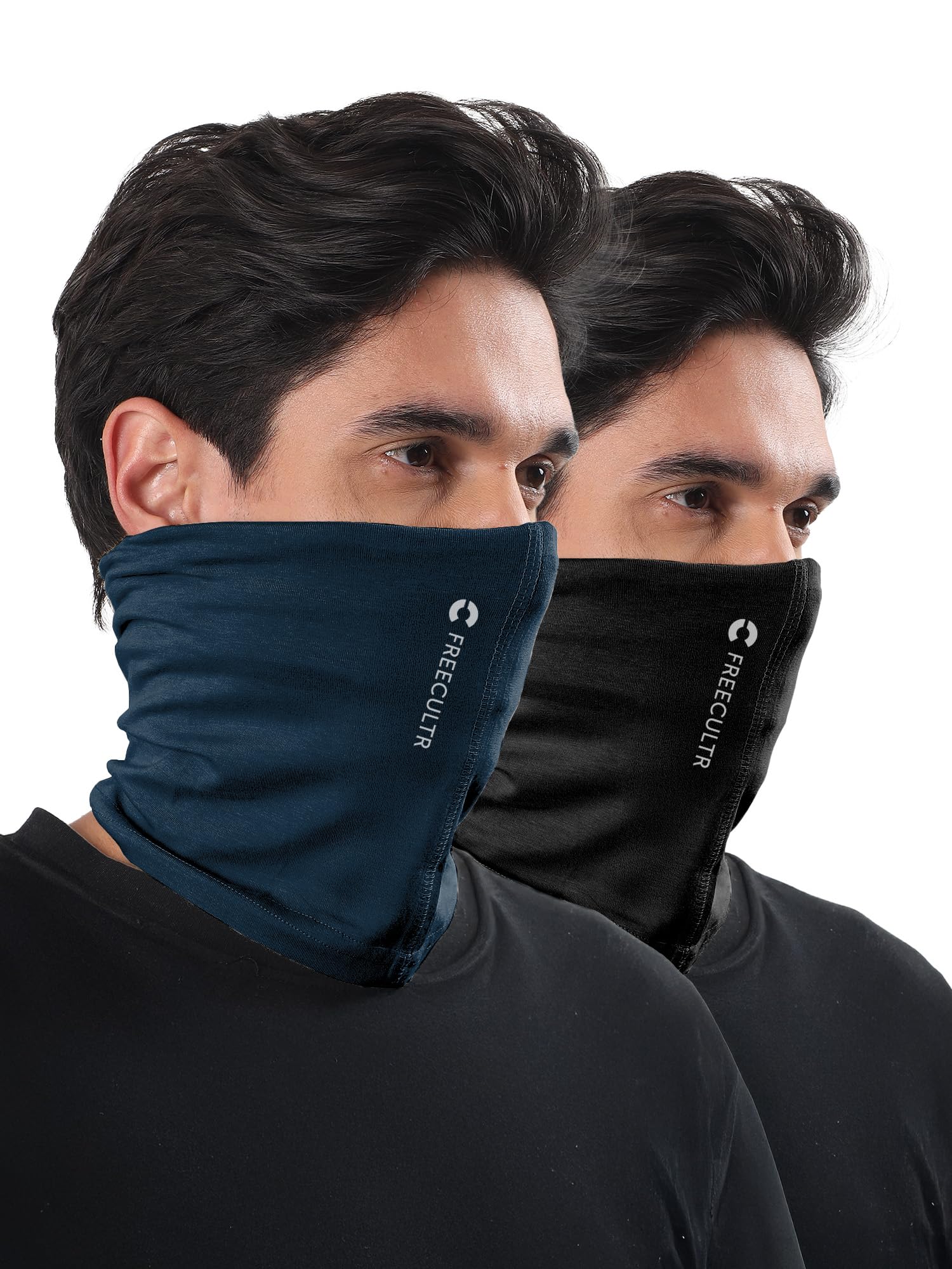 Unisex Bamboo Bandana – Antimicrobial, Ultra-Soft, and Comfortable. Breathable Multipurpose Headband and Face Mask for Dust Protection (Solid Color). 100% Try-On Guarantee.