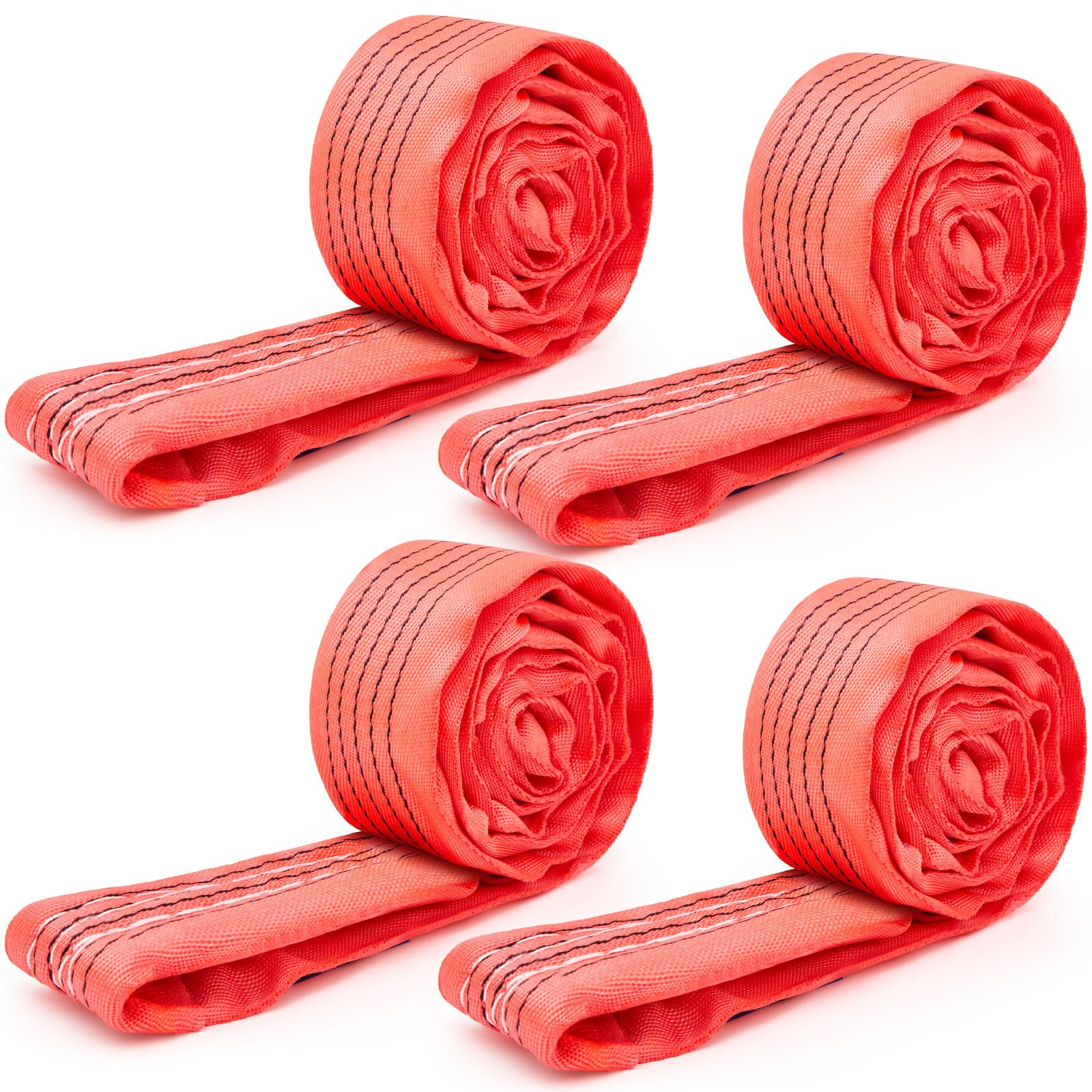 Fabbay Lifting Straps - 4 Pack Endless Round Slings -10 Fabbay Lifting Straps - 4 Pack Endless Round Slings -10