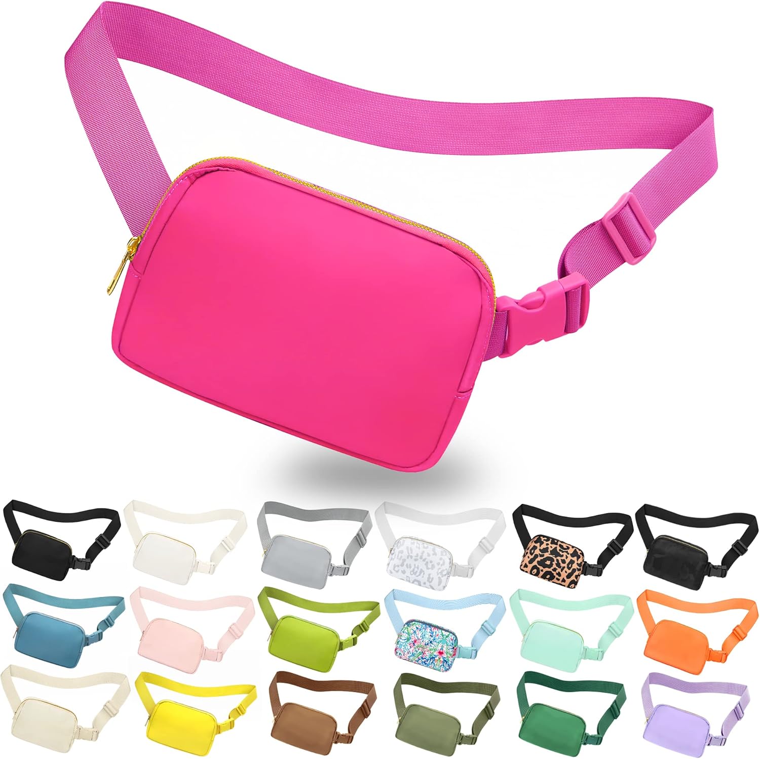 jealkip Waist Pack for Running Fanny Pack for Women and Men
