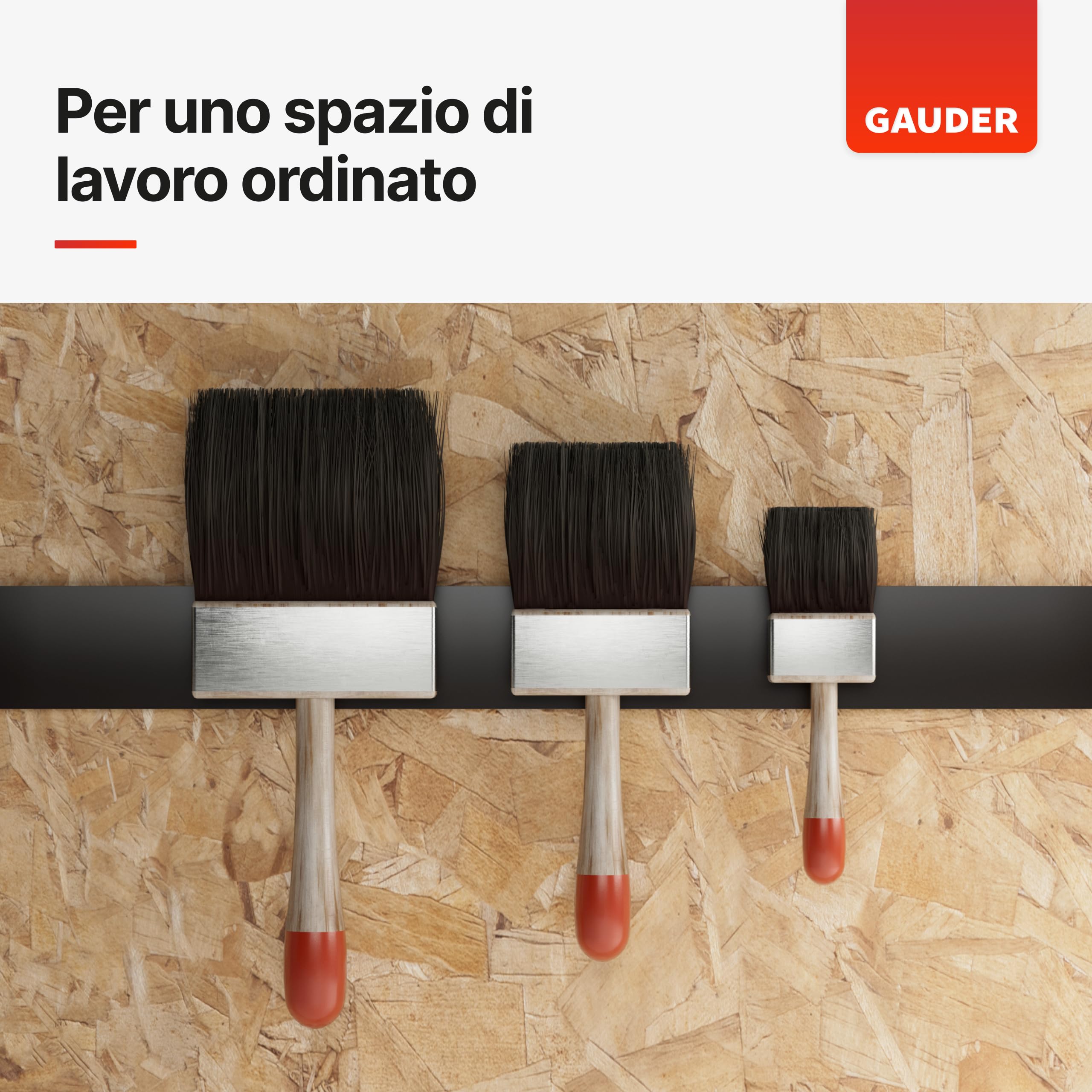 GAUDER Nastro Magnetico Estremamente Autoadesivo (6m x 40mm) | Strisce Magnetiche | Nastro Calamitato