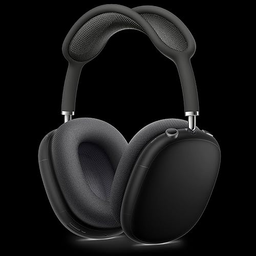 Miniatura 7 de DesignSkinz - Adhesivo protector de vinilo resistente a los arañazos - Compatible con auriculares AirPods Max - Negro de estado sólido Color