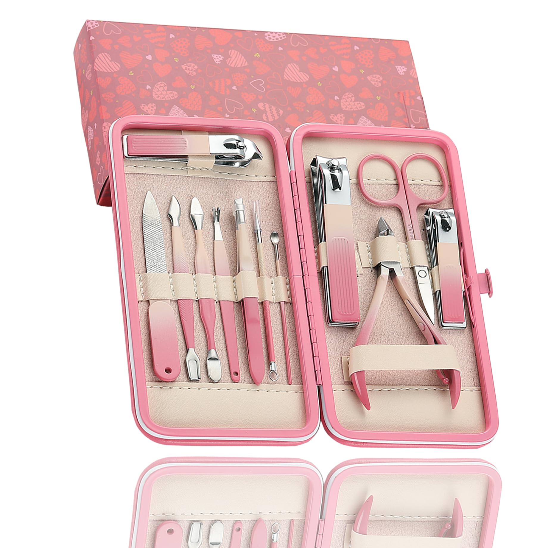 Girly Gifts for Women - Nail Care Kit for Christmas and Birthday, Stocking Stuffers for Mom, Wife, and Young Girls