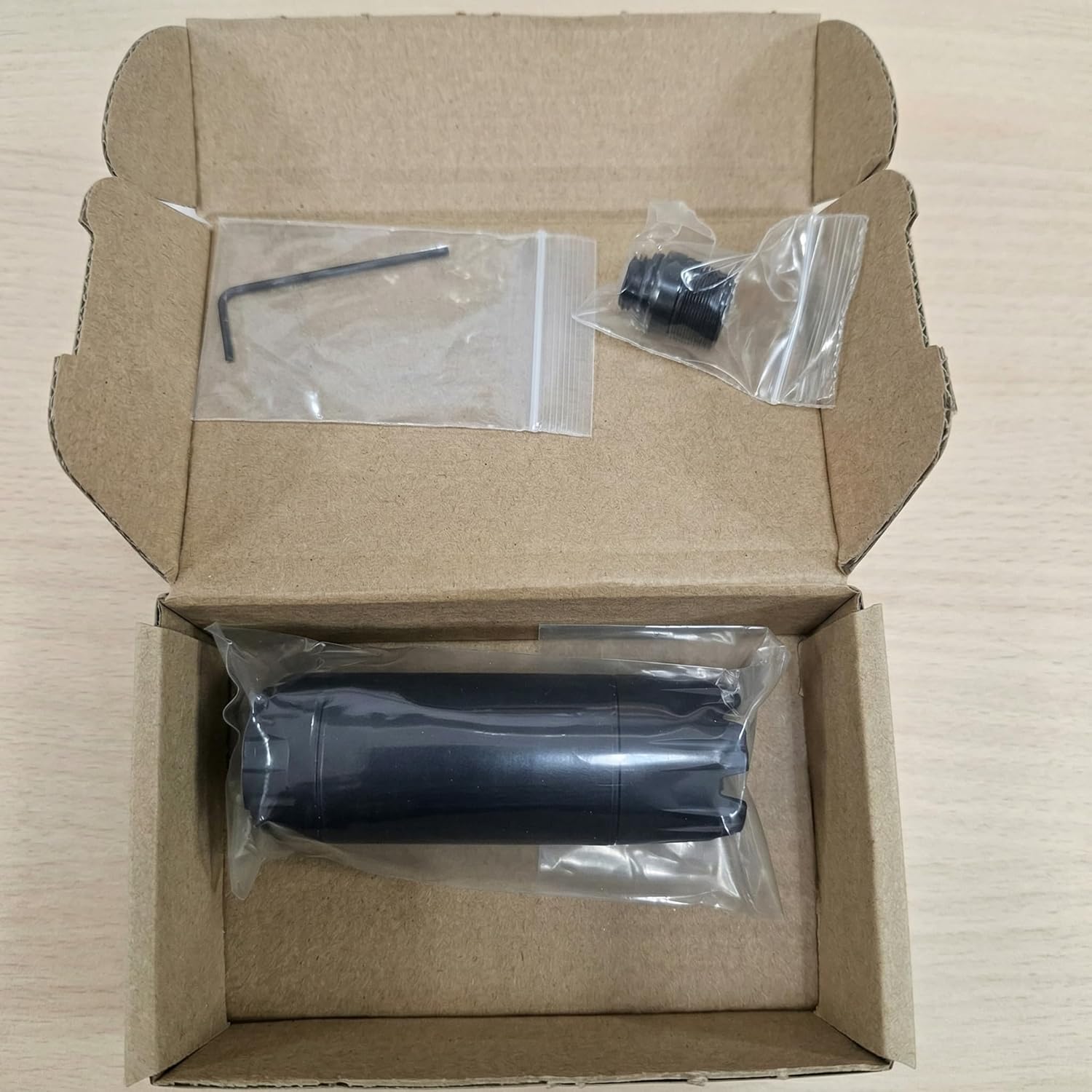 ACETECH Aluminum Decorative Shell Bifrost BT Style Decorative Outer Canister with 14mm CCW Threaded Metal Base Plastic Front Cap Include M11+ to M14- Adaptor for Airsoft use