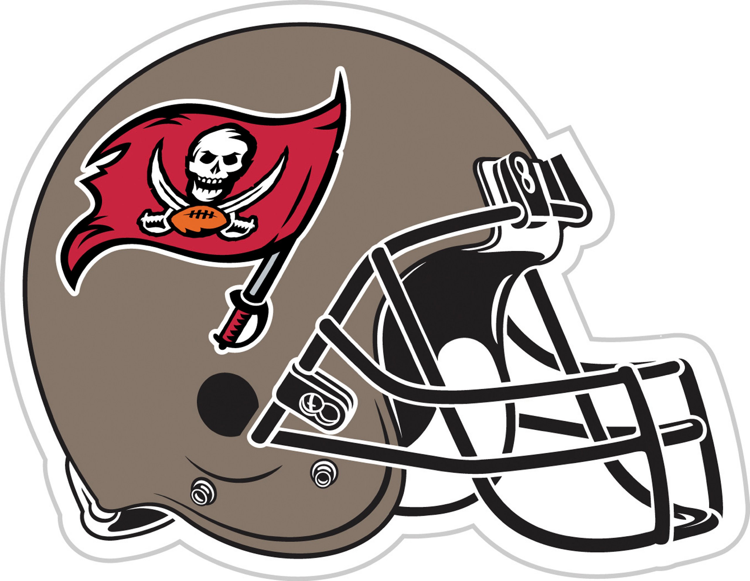Magnet Tampa Bay Buccaneers aimant amovible sans trace de colle pour voiture