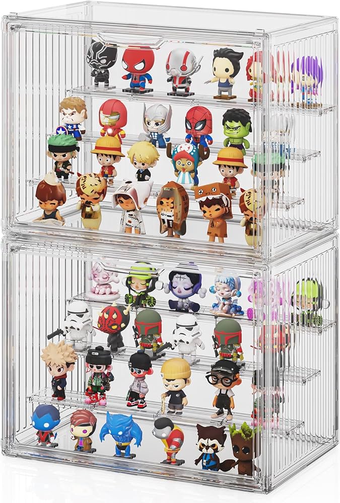 Amazon.co.jp: JOYZAN 透明 コレクションケース 卓上 組み立てタイプ 2 Amazon.co.jp: JOYZAN 透明 コレクションケース 卓上 組み立てタイプ 2