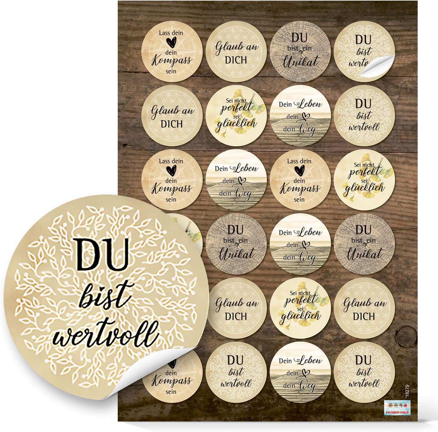 100 Stück Motivations Sticker Set - Positive Sprüche Aufkleber Für Laptop & Mehr