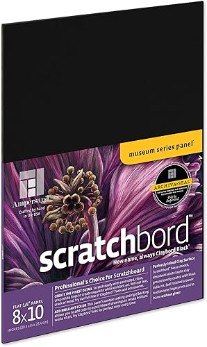 Miniatura 10 de Ampersand Scratchboard 5 x 7 3 por paquete