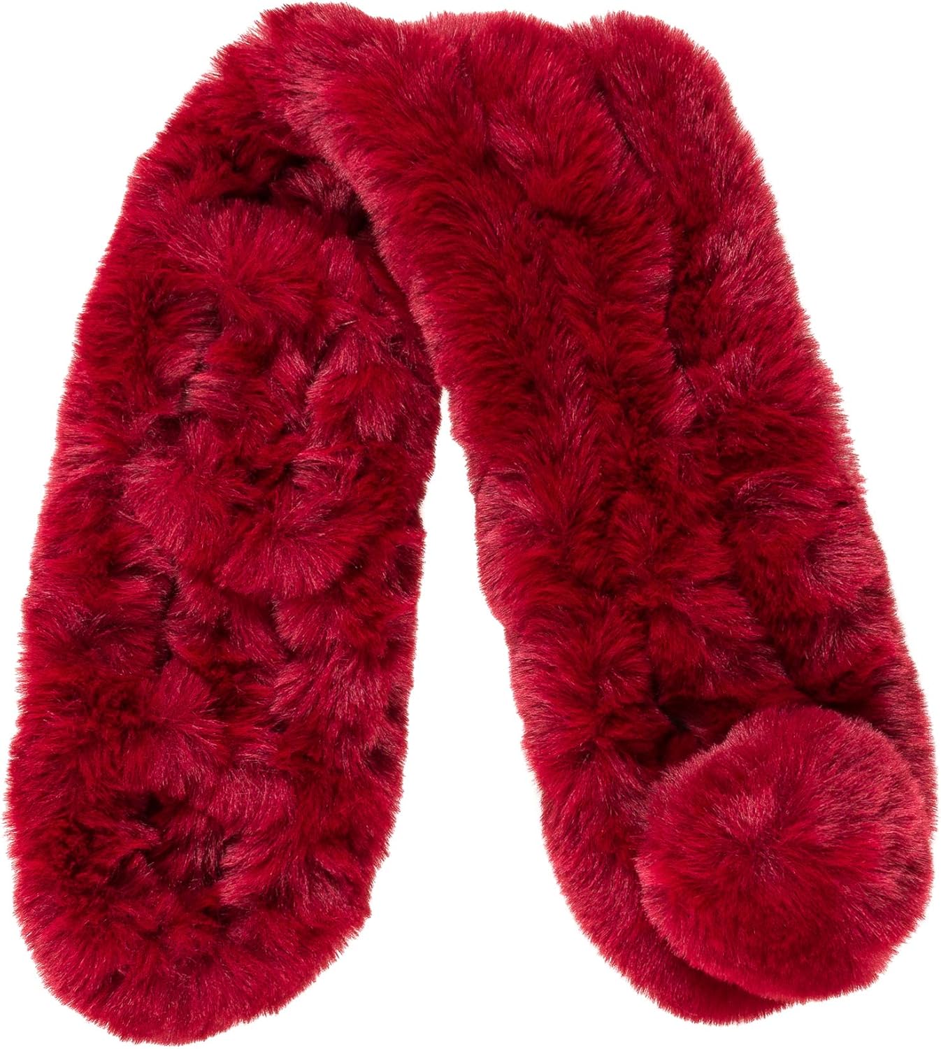 Fur Collar Scarf for Women Faux Fur Scarves Neck Shrug for Spring Fall Winter Coat Dress - Image 4