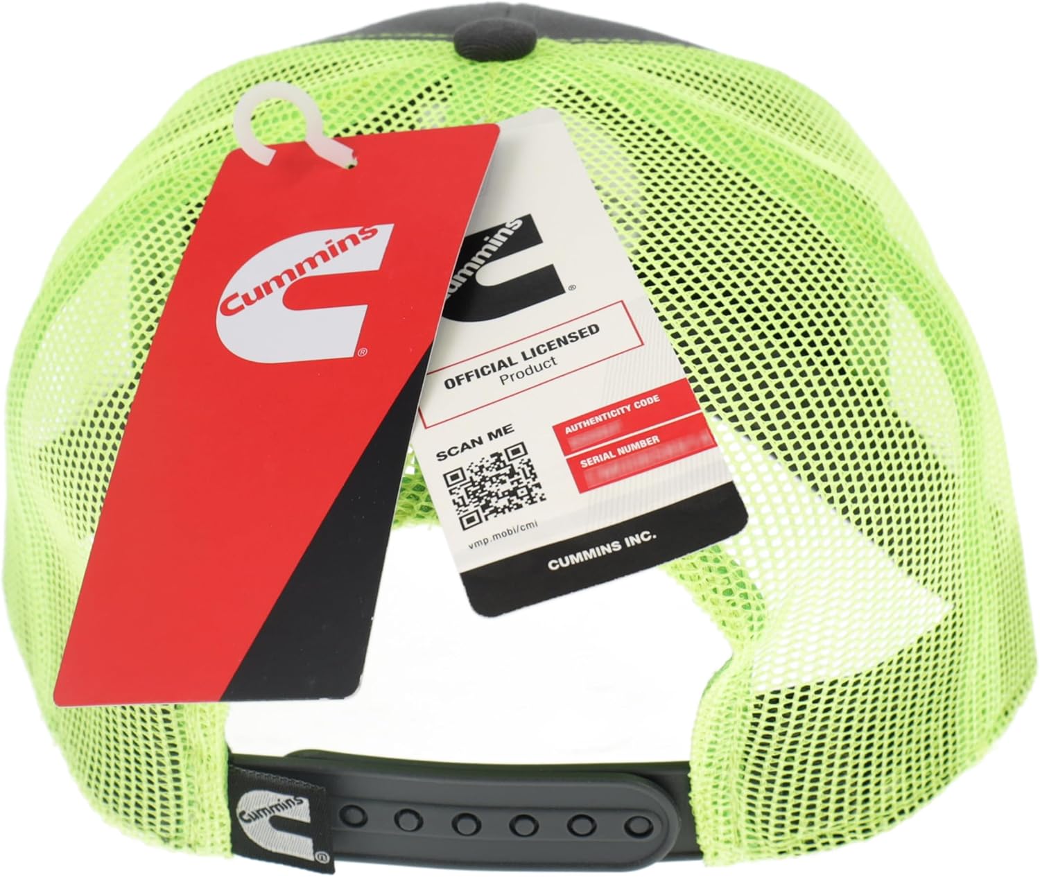 Cummins Standard Trucker, Grey/Lime - Image 4