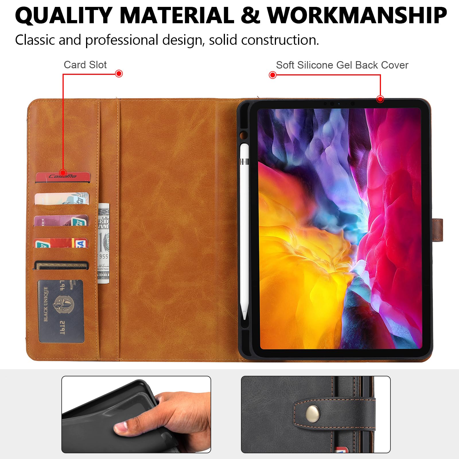 Apple Smart Folio 13インチ iPad Airケース【新品】 New Apple - Smart Folio for 2025 iPad Air (M3) - 11-inch, 13-inch