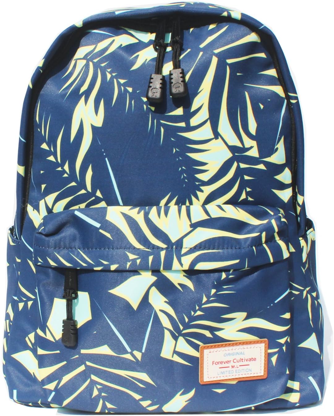 Original Floral Leaf Travel Backpack,Waterproof Gym Backpack Suitable for Travel,Gym,School,Shopping,Yoga,Hiking,Beach