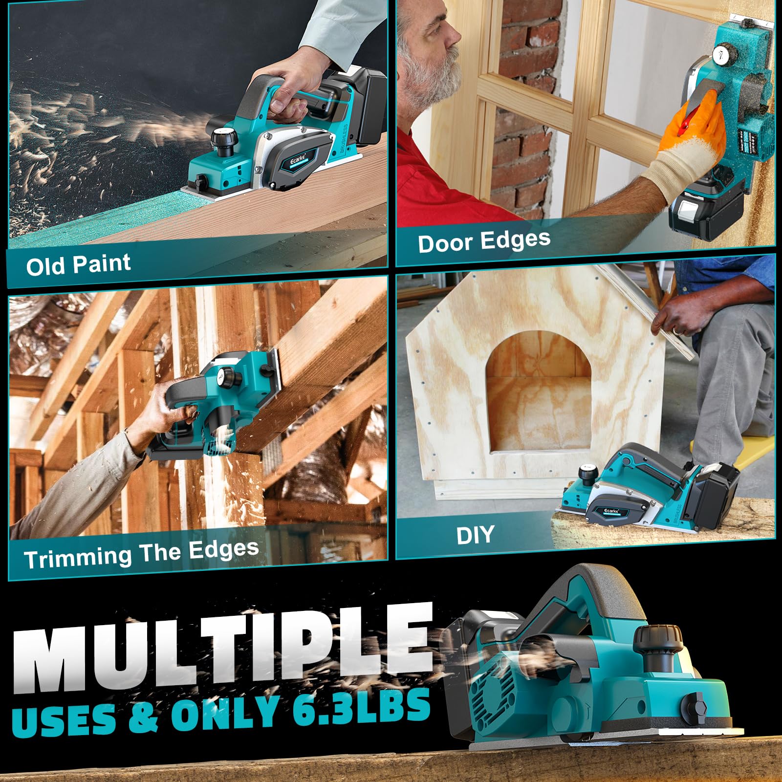 Makita 1806B timmermansschaaf 170 mm basic 14x1000 mm zwart, groen, grijs Makita 1806B timmermansschaaf 170 mm basic 14x1000 mm zwart, groen, grijs