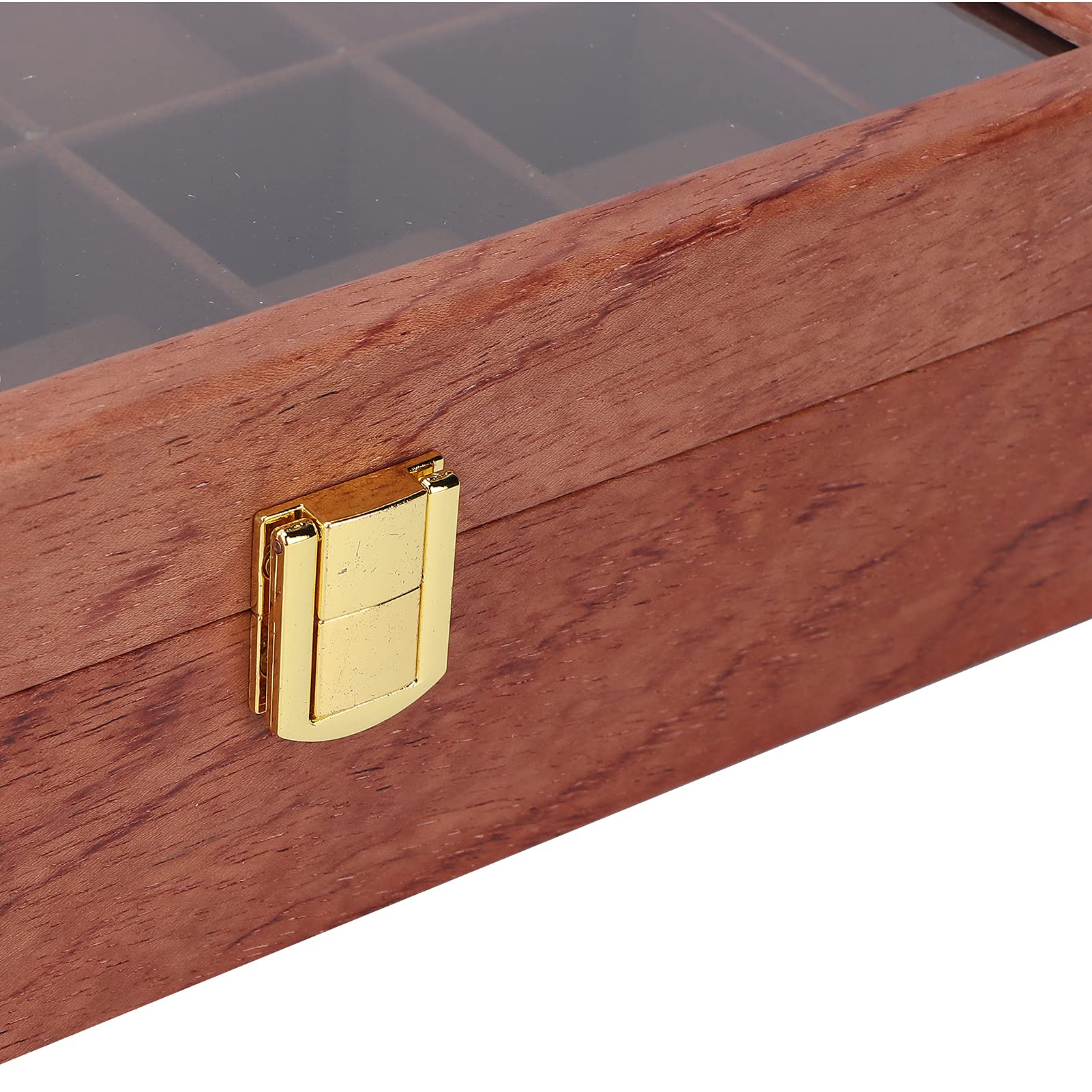 Caja de Almacenamiento de Relojes, Vitrina de joyería de Madera, Caja de visualización de Relojes, Caja de Reloj para Viajes de Negocios, Hotel, hogar, Oficina