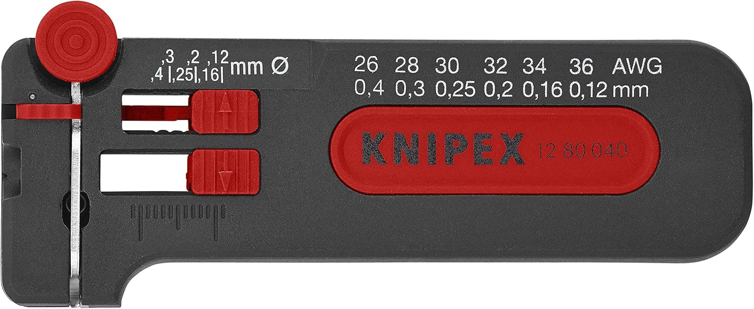 Big Sale KNIPEX Tools - Precision Mini Wire Stripper, 26-36 AWG (1280040SB)