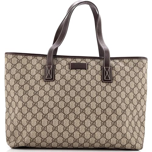 Gucci, Pre-Loved Plus Tote GG Coated Canvas with Leather Medium, Brown