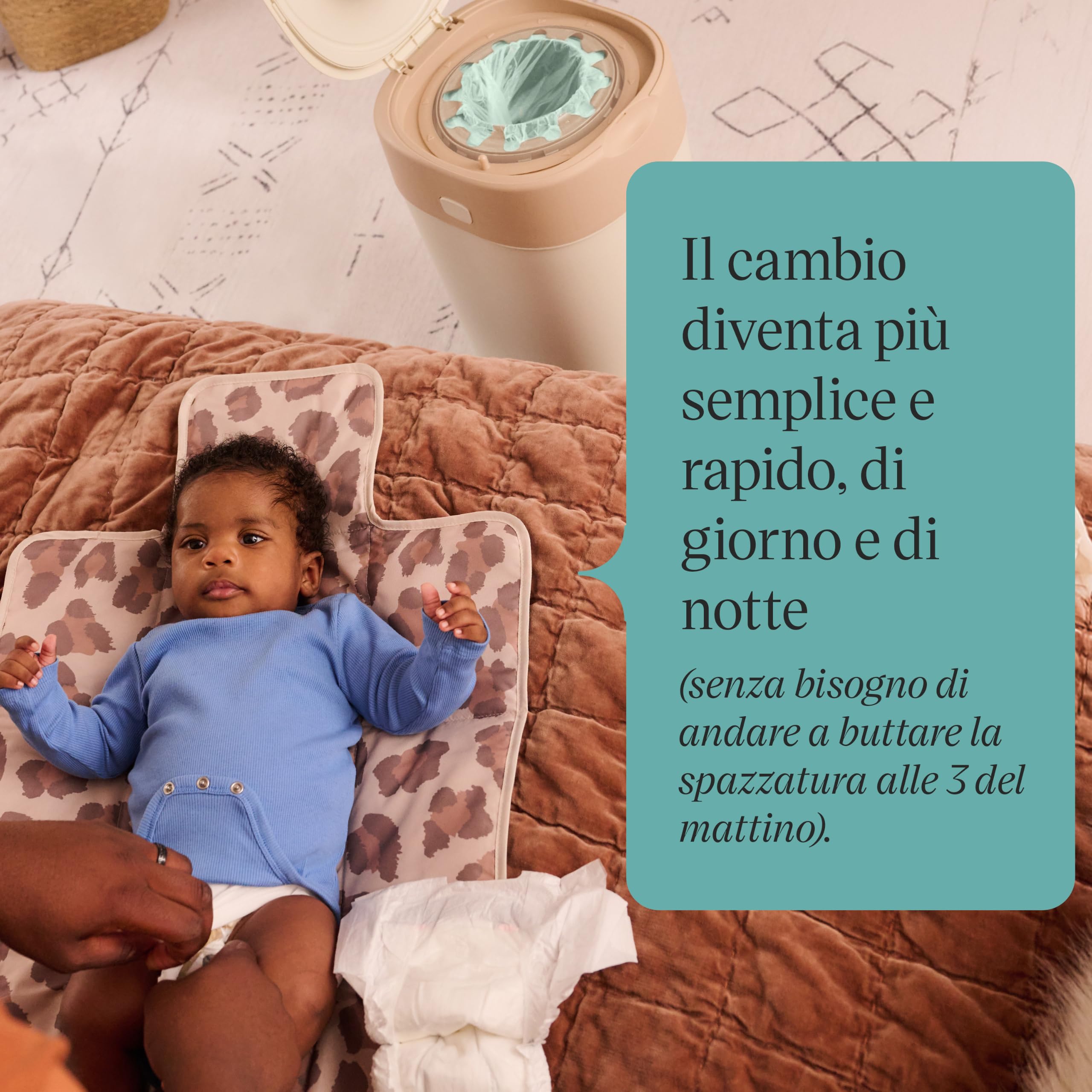 Tommee Tippee Mangiapannolini Twist & Click, + 1 Ricarica da 10,5 m, Crema