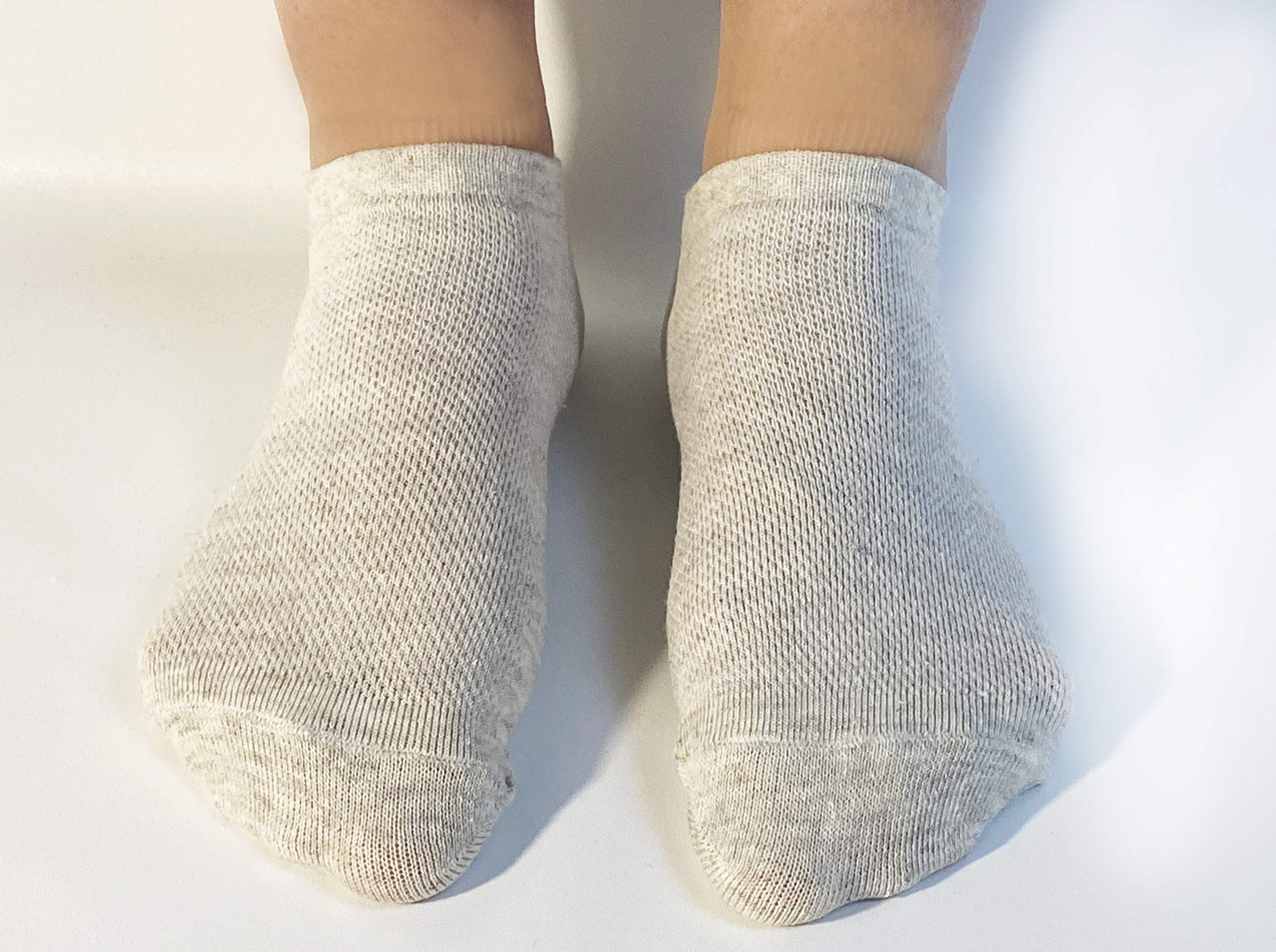 Chaussettes en lin pour femme à séchage rapide en maille fine
