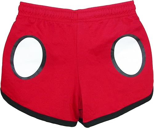 Miniatura 2 de Disney Pantalón corto Mickey Mouse Peeking para niñas jóvenes Rojo
