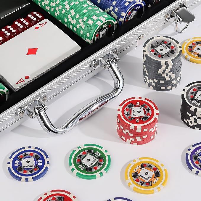 Versa Games Casino Juego de Poker 500 fichas miniatura 2