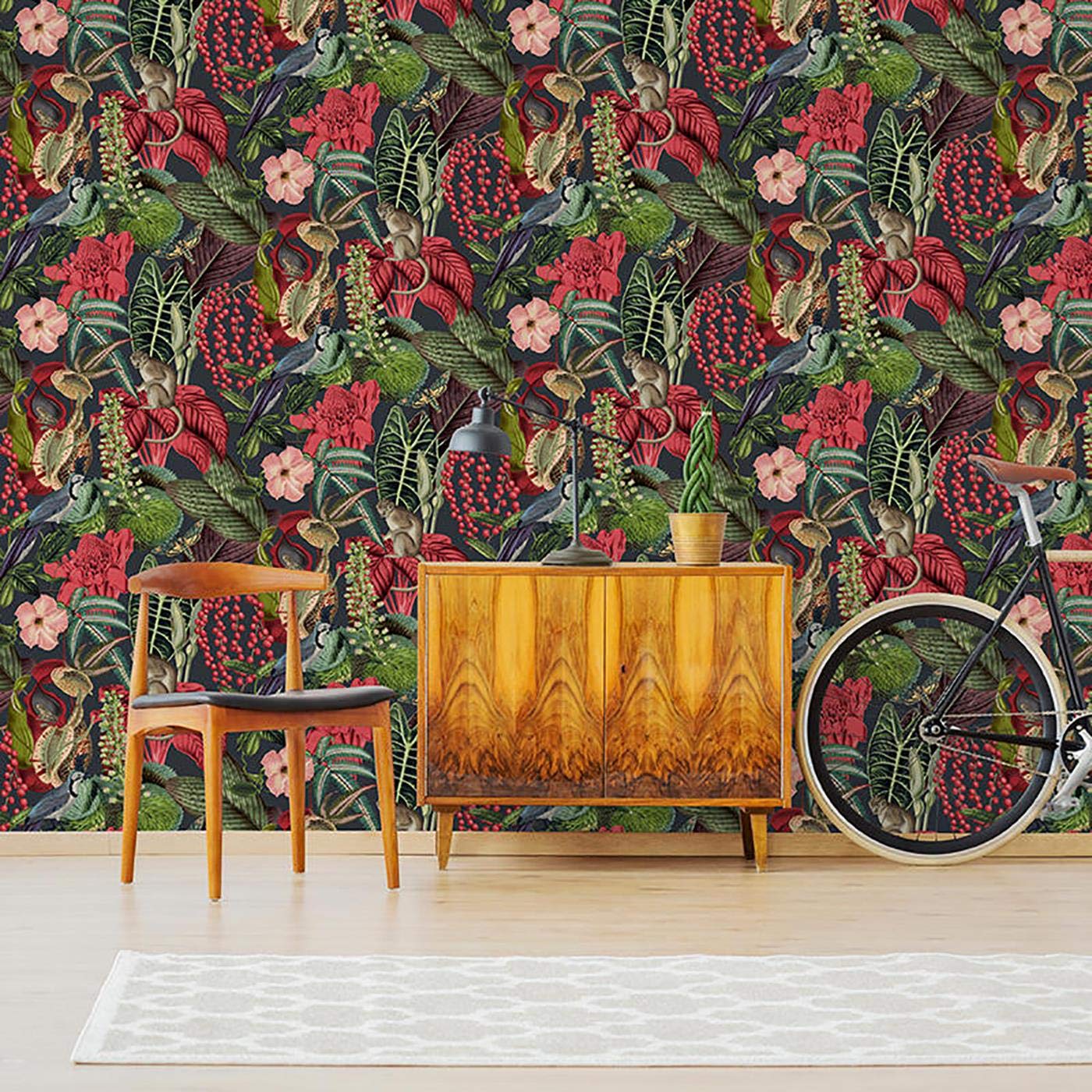Yöl Jf2201 Tropical Jungle Fever Wallpaper Paste The Wall Vinyl