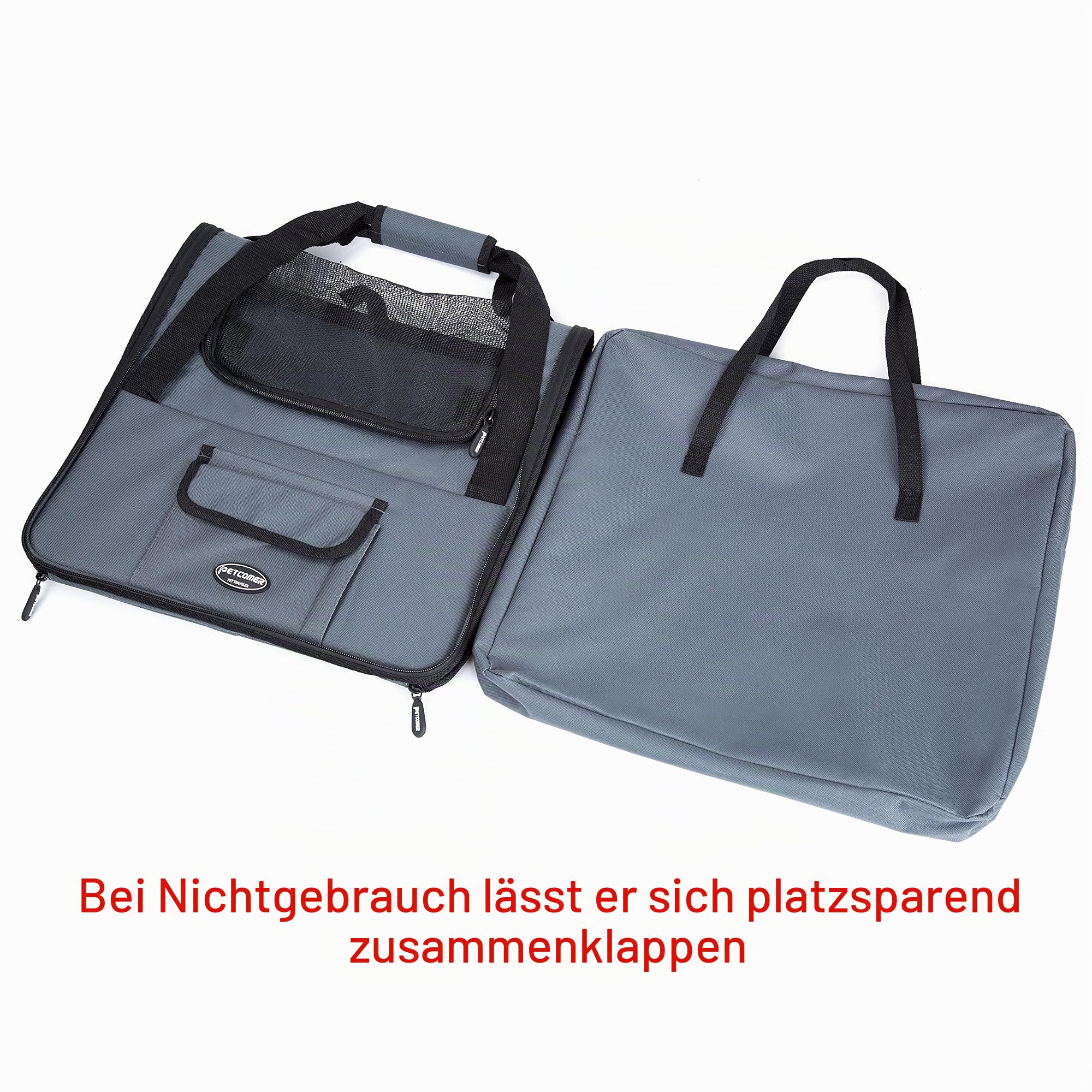 Autositz für Haustiere, faltbar, Transportbox für Hund/Katze