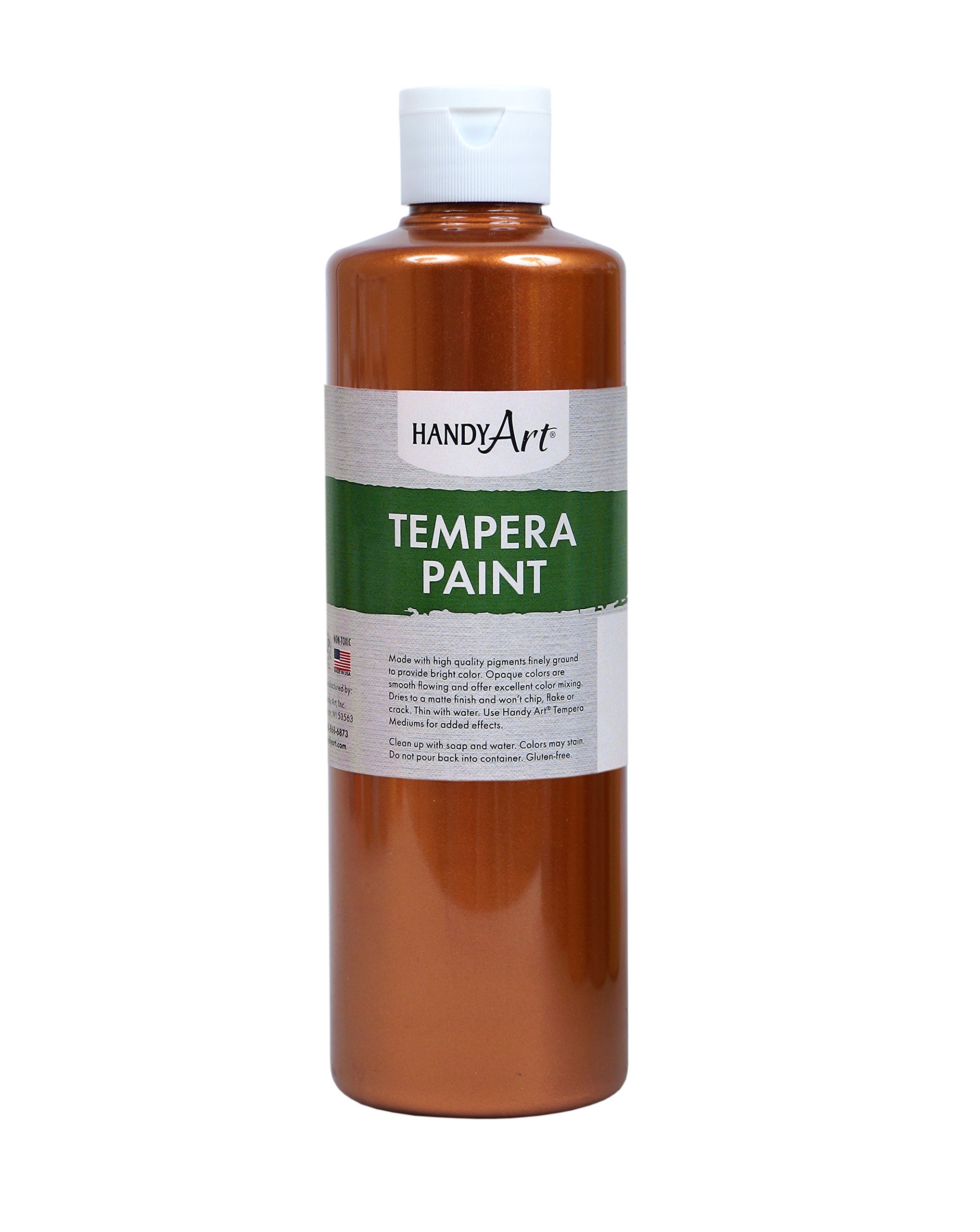 Handy Art Premium Tempera Paint, Blue, 16 oz Pint Bottle — view 35