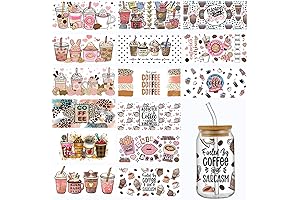 UV Vinyl DTF Cup Wrap Transfers for Tumblers