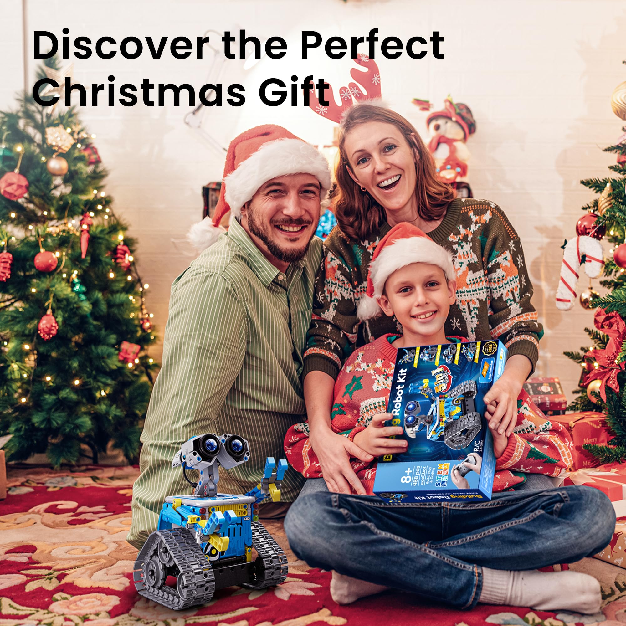 VEPOWER Technic Robot Telecomandati per Bambini,5 in 1 STEM RC Giocattoli da Costruzione con app programmabile, Regalo Educativo per Ragazzi e Ragazze Dagli 6 ai 12 anni (488 pezzi)